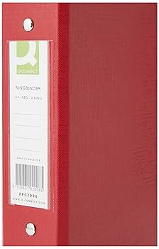 Amazon.com : Q-Connect 25mm 2 Ring Binder Polypropylene A4